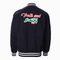 Бомбер мужской НАЧЁС, цвет тёмно-синий, размер 48 (L)