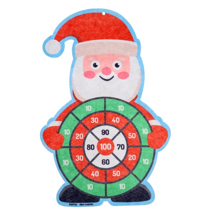 Дартс на липучках &laquo;Дед Мороз&raquo;