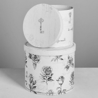 Набор коробок 5 в 1, упаковка подарочная, «Шебби», 13 х 14‒19.5 х 22 см Набор коробок 5 в 1, упаковка подарочная, «Шебби», 13 х 14‒19.5 х 22 см