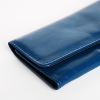 Кошелёк женский на кнопке, цвет синий