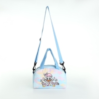 Сумка детская для девочки на молнии, регулируемый ремень, цвет голубой Сумка детская для девочки на молнии, регулируемый ремень, цвет голубой