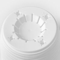 Горшок с поддоном «Дюна», 1,7 л, цвет белый Горшок с поддоном «Дюна», 1,7 л, цвет белый