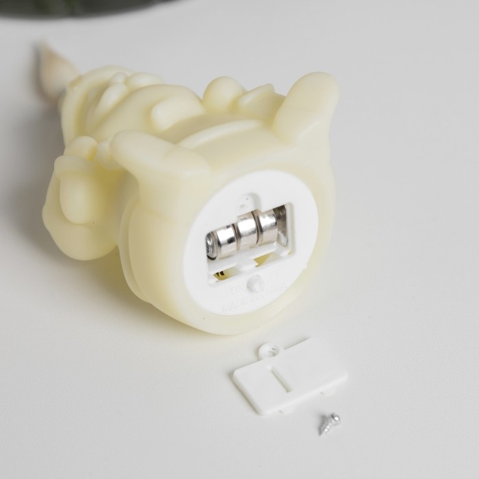 Светодиодная фигура &laquo;Дед Мороз&raquo; 5.5 &times; 12.5 &times; 5 см, пластик, батарейки AG13х3 (в комплекте), свечение тёплое белое