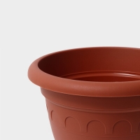 Кашпо уличное на ножке высокий &laquo;Колывань&raquo;, 5,6 л, цвет терракотовый