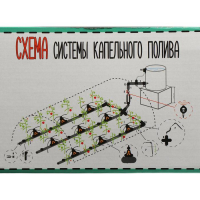 Набор для капельного полива, на 72 растения, с таймером, &laquo;Синьор Помидор&raquo; PRO