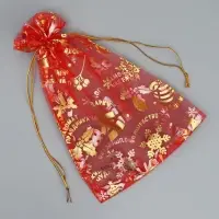 Мешочек подарочный органза &laquo;Аромат праздника&raquo;, 16 х 24 см +/- 1.5 см