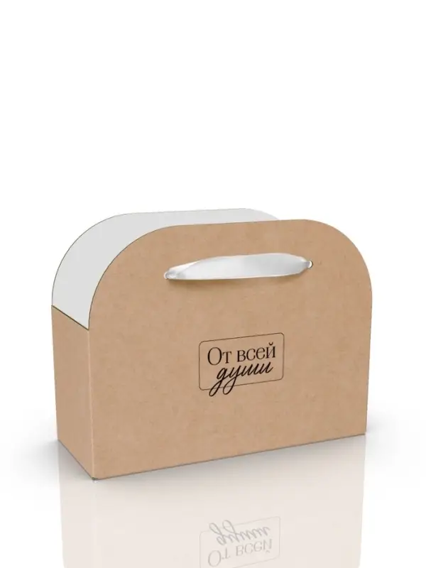 Коробка для цветов складная &laquo;От всей души&raquo;, 17&times;13&times;7 см
