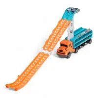 Автоград Автовоз с большой горкой и 10 машинками