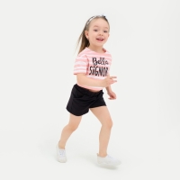 Шорты для девочки с рюшей KAFTAN "Amore", размер 34 (122-128)