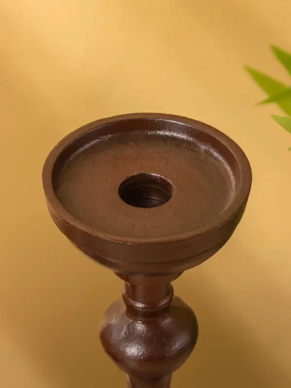 Подсвечник "Бордо" алюминий 9х9х23 см