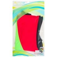 Купальник слитный &laquo;Волна&raquo;, серый/зелёный неон/коралл, р. 42