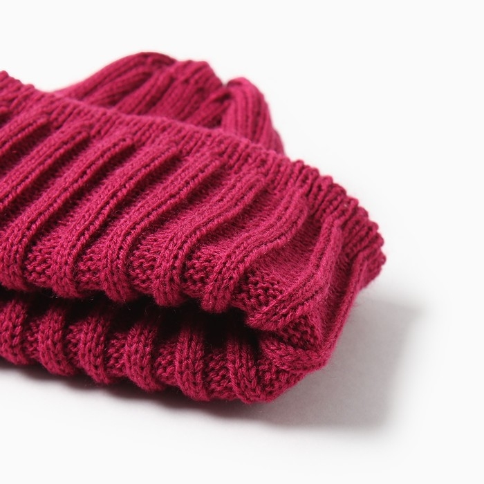 Шапка детская KAFTAN со снудом, фуксия р-р 44-48 Шапка детская KAFTAN со снудом, фуксия р-р 44-48