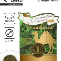 Сувенирная монета &laquo;Челябинск&raquo;, d = 2 см, металл