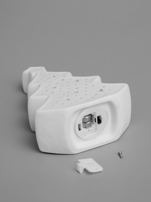 Светодиодная фигура "Елка звезды" 9.7х4.5х13.7 см, 1 LED, LR44x3(в компл.), свечение тёплое белое