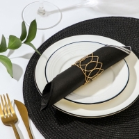 Кольцо для салфетки Noble, 4,5&times;4 см, цвет золотой