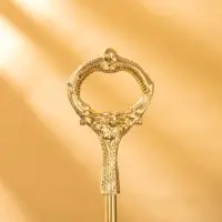 Ложка для обуви "Царская" 51 см, латунь