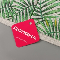 Органайзер подвесной с карманами Доляна &laquo;Тропики&raquo;, 4 отделения, 30&times;34 см