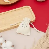 Мешочек подарочный &laquo;Нежность лён&raquo;, 7&times;9 см, бежевый