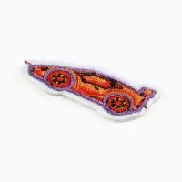 Наклейка на одежду &laquo;Тачка&raquo;, с клеевой основой, 5.2&times;2.2 см, красная