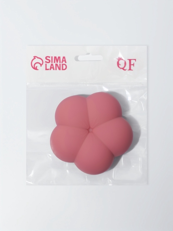 Расчёска массажная «Цветок», 8.5×4 см, розовая Расчёска массажная «Цветок», 8.5×4 см, розовая