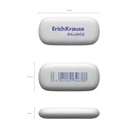 Ластик ErichKrause Balance Mini, 50 х 23 х 9 мм, мягкий, гипоаллергенный