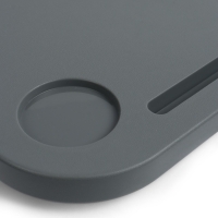 Корзина - столик Maclay 2 в 1, складная, 47 х 28,5 х 23,5 см, стол 45 х 28 х 16 см, серая