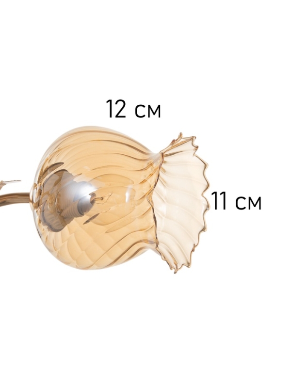 Люстра "Лиза" 2х40Вт Е27 золото