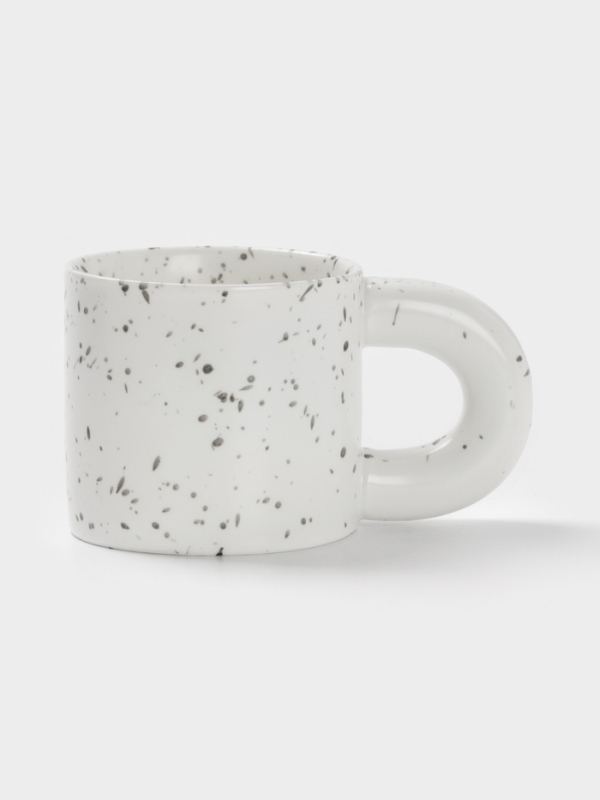 Кружка Доляна "Сплэш" 14х8,8х8 см, цвет белый