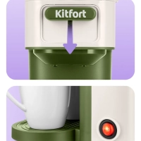 Кофеварка капельная электрическая КТ-7618 - 500 Вт Кофеварка капельная электрическая КТ-7618 - 500 Вт