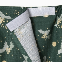 Полотенце для бани "Новогодние шары" жен. парео, 80х144 см, хл., ваф. полотно