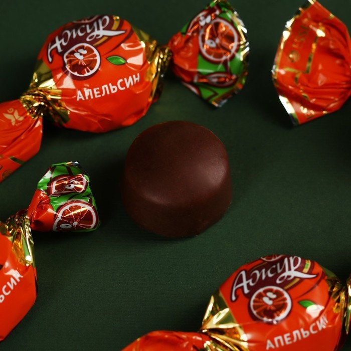 Конфеты шоколадные &laquo;Клуб настоящих мужчин&raquo;, с апельсиновой начинкой, 60 г.