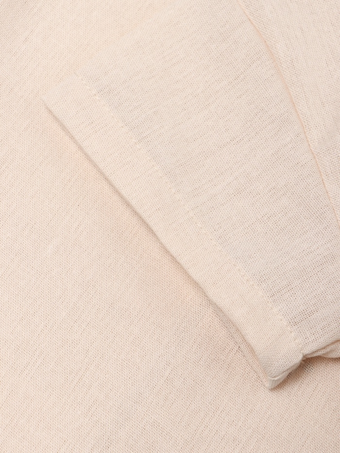 Пижама (рубашка и брюки) для мальчика MINAKU: Home collection, цвет бежевый, рост 128 см