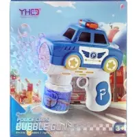 Генератор мыльных пузырей "Полицейская машина", световые эффекты, работает от батареек