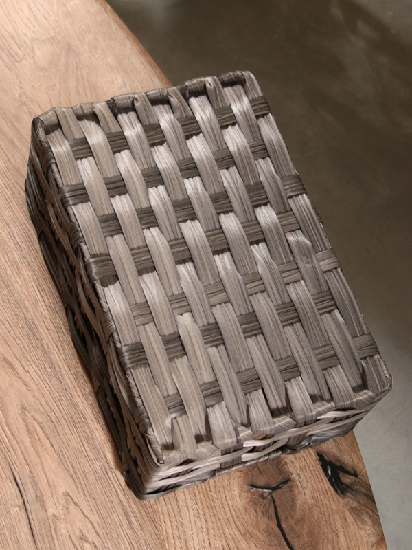 Корзина плетеная 31х20х12 см, пластик