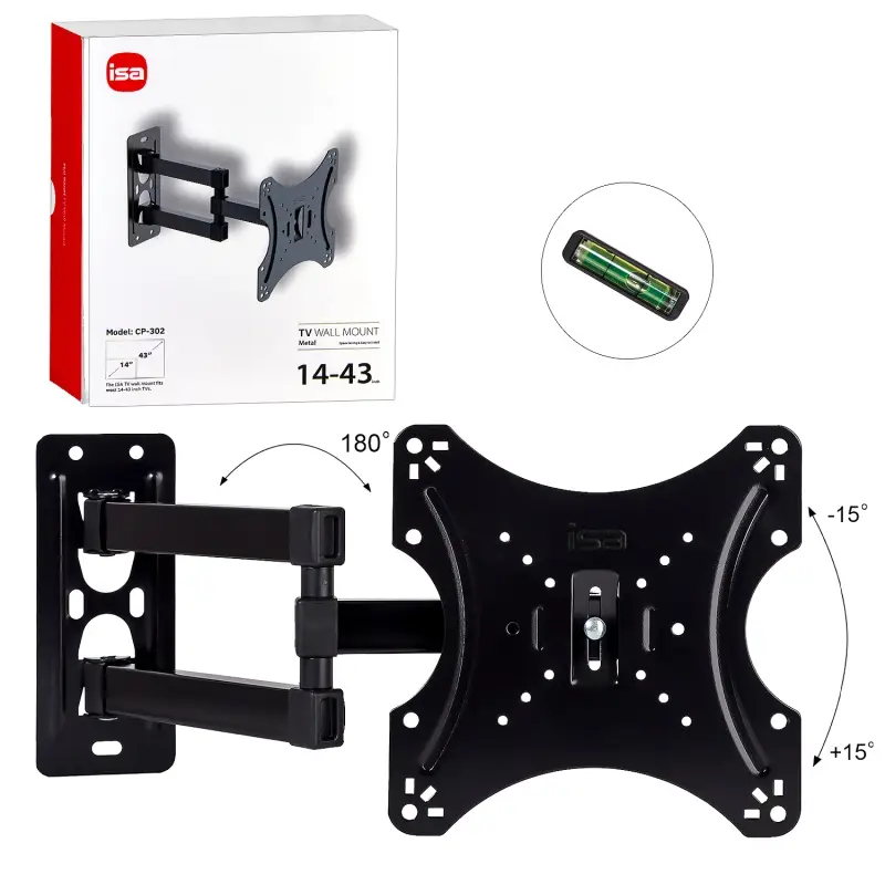 Кронштейн для TV 14"-43" CP302 ISA (10шт/кор)