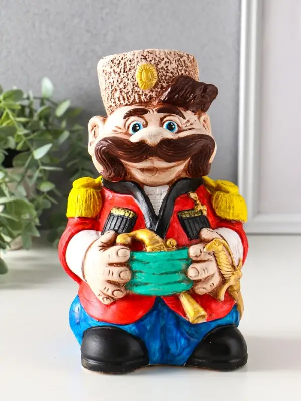 Копилка для денег &laquo;Генерал&raquo;, гипс, 24&times;14.5&times;14.5 см