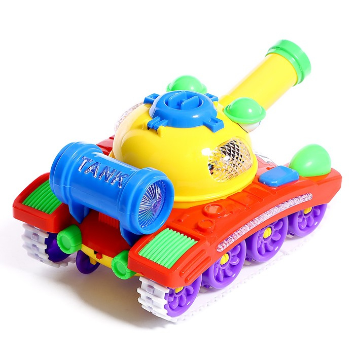 Танк &laquo;Разрушитель&raquo;, стреляет, световые и звуковые эффекты, работает от батареек