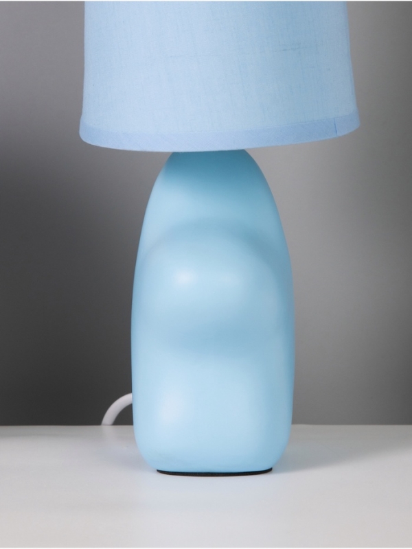 Лампа настольная "Звезда" 40Вт Е14 голубой 12х19х29см