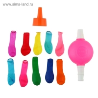 Набор &laquo;Водная бомба&raquo;, 200 шт. с насосом и насадкой, цвета МИКС