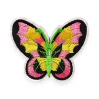 Термоаппликация &laquo;Бабочка&raquo;, 6&times;7.5 см, разноцветная