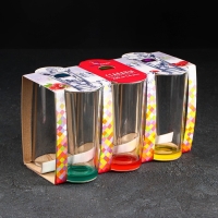 Набор стаканов «Микс», стеклянный, 230 мл, 6 шт Набор стаканов «Микс», стеклянный, 230 мл, 6 шт