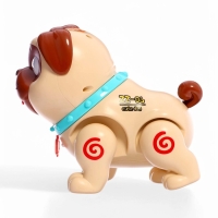 Интерактивная игрушка "Щенок Барри" звуковые и световые эффекты, ходит, выпускает пар