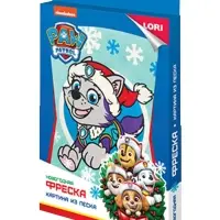 Фреска Щенячий патруль новогодняя "Праздничная Эверест"