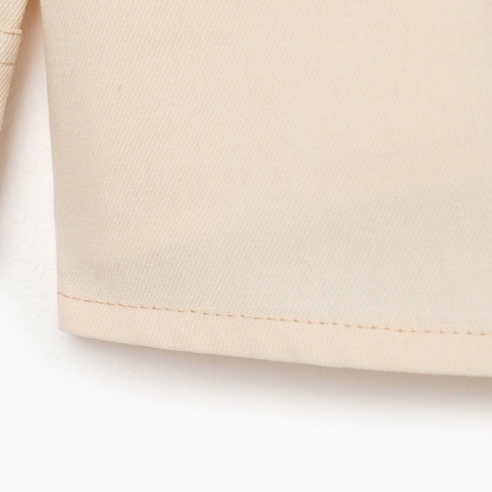 Рубашка для девочки MINAKU: Casual collection KIDS цвет бежевый, рост 134