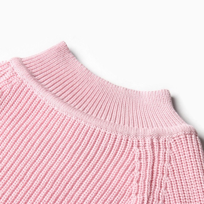 Свитер вязаный для девочки MINAKU, цвет розовый, рост 104 см