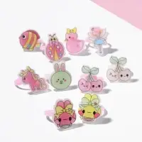 Кольцо детское Выбражулька &laquo;Зверюшки&raquo;, форма МИКС, безразмерное, цвет МИКС