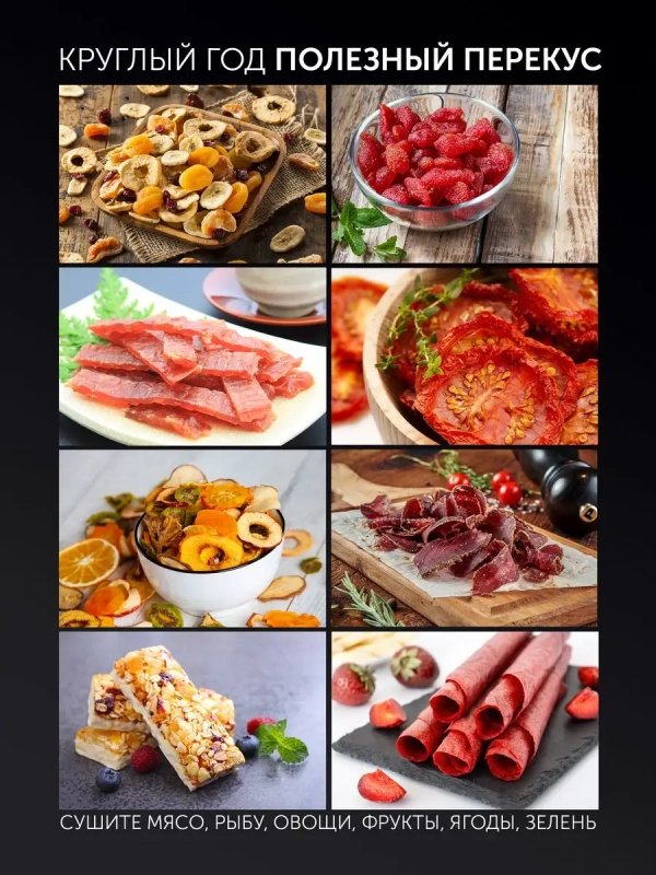 Сушилка для овощей и фруктов, Дегидратор PFD 2402H Pro