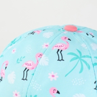 Кепка детская для девочки &laquo;Фламинго&raquo;, р-р. 48-50