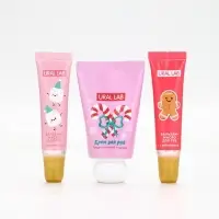 Новогодний подарочный набор косметики: крем для рук, бальзам для губ, пилочка для ногтей, URAL LAB