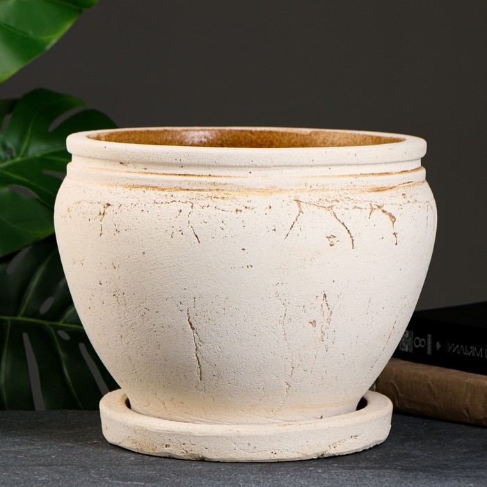 Горшок цветочный "Голиаф №1" 8 л, диаметр 28 см, высота 22 см